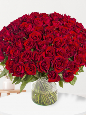 100 Rote Rosen