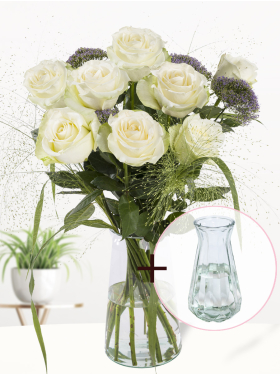 Blumen zur Geburt - Blau