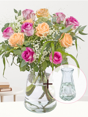 Rosenstrauß Lachs-Rosa