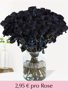50 bis 99 Schwarze Rosen