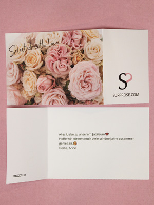 Gratis Grußkarte hinzufügen Grußkarte