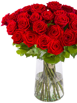 Klassischer Roter Rosenstrauß Klassischer Roter Rosenstrauß