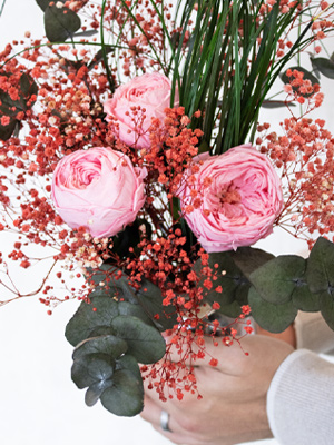 Long life Rosenstrauß 30 cm Long life Rosenstrauß 30 cm