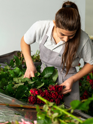 Rosen beim Z&uuml;chter
