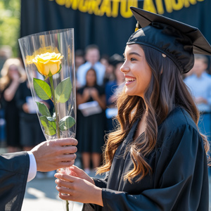 Rosen f&uuml;r eine Diplomfeier