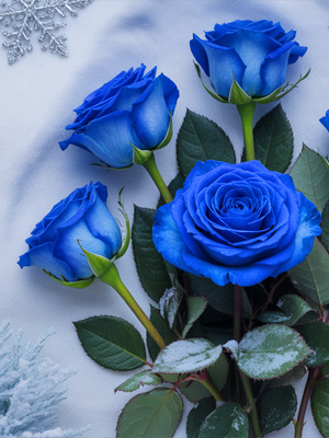 Rosen im Winter