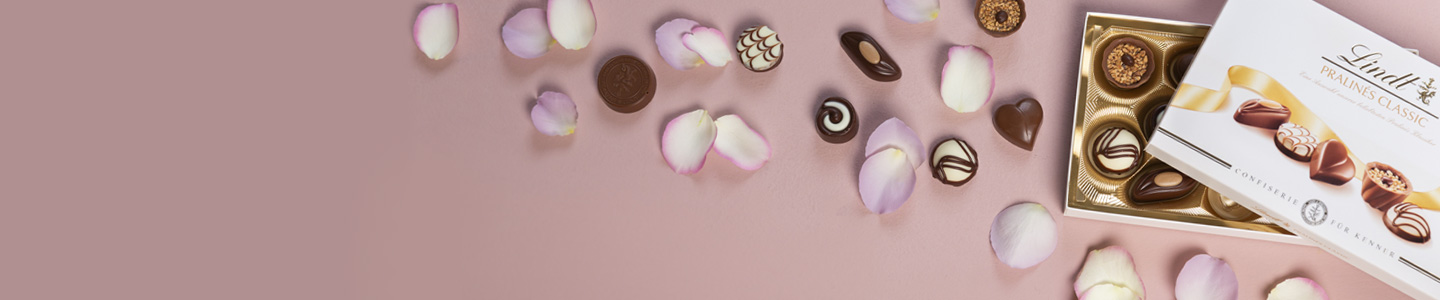 Pralinen Pralinen und Rosen