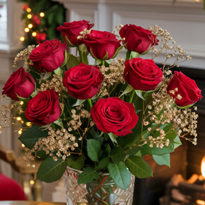 Roter Weihnachtsstrauß Roter Weihnachtsstrauß