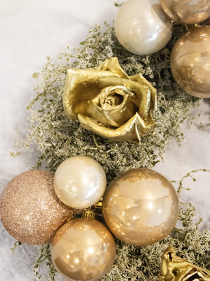 Wachsrosen f&uuml;r Weihnachten